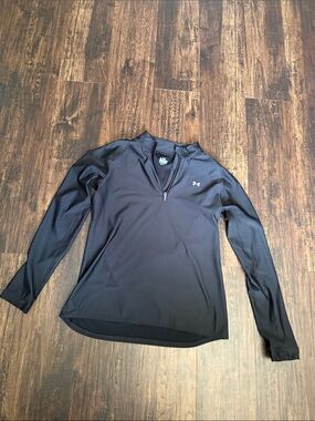 Under Armour Black Quarter-Zip Performance Top